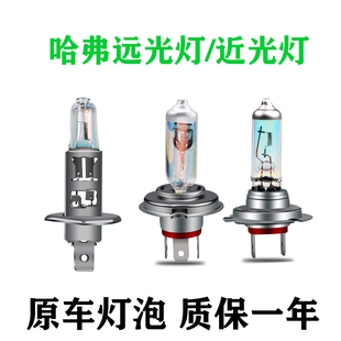 适用于哈弗H6 H2哈佛H1H3H4F7F5腾翼C30长城M4M2近光远光大灯灯泡