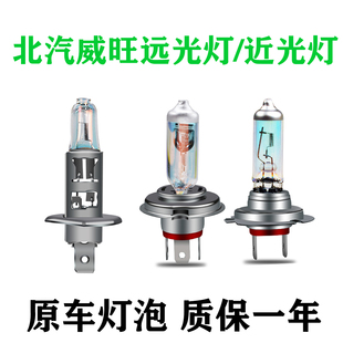 适用于北汽威旺M20幻速S3S2 S5S6 H2H3绅宝D50近光远光大灯灯泡