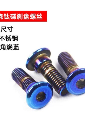 烧钛刹车盘螺丝法兰螺丝