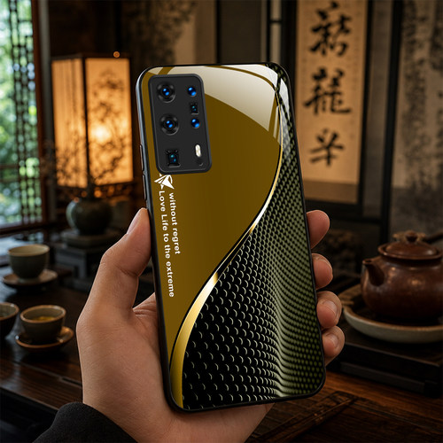 【华为 P40 Pro+专用】A10029奢华冰透玻璃手机壳，券后价只要38元