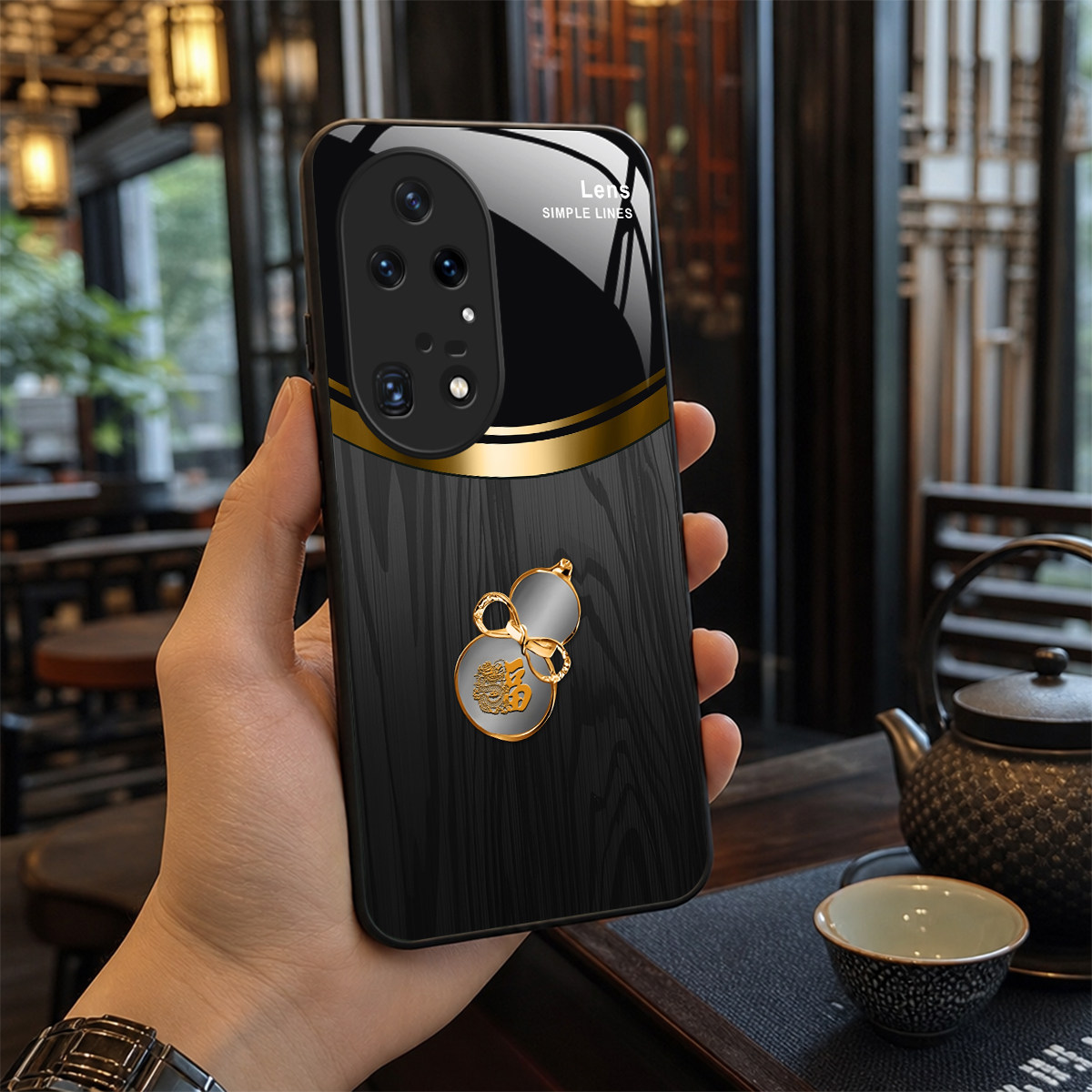【华为 P50 Pro专用】A10047奢华冰透玻璃手机壳,券后价只要38元