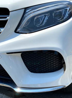 适用奔驰GLE级 W166 C292 2015-2018 AMG风刀前杠前风刀外饰改装