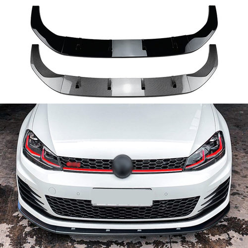 适用大众高尔夫7 高7 Golf MK7 GTI R Rline 2013-16前铲前唇改装