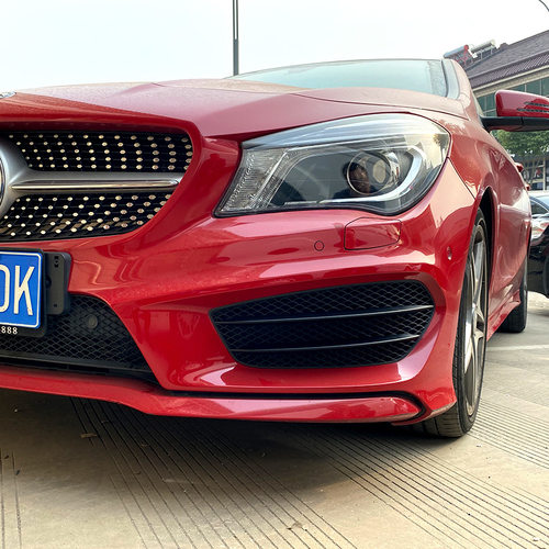 适用奔驰CLA级C117 2013-2015 CLA200 220 CLA45 AMG格栅风刀改装