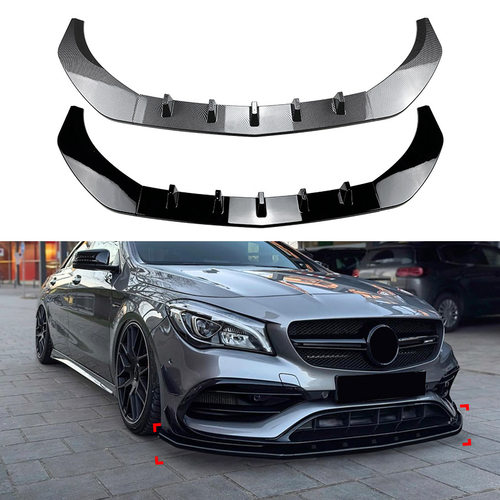 适用奔驰CLA级C117 CLA200 260 CLA45 AMG 2016-2019前唇前铲改装