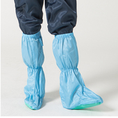 防静电软底鞋 套洁净室防滑防护防尘胶底靴子反复使用 高筒无尘鞋