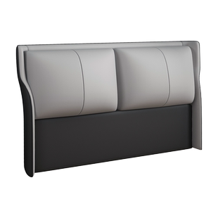 床头板软包靠背垫一体落地2025新款单卖美式高级感定制榻榻米防撞