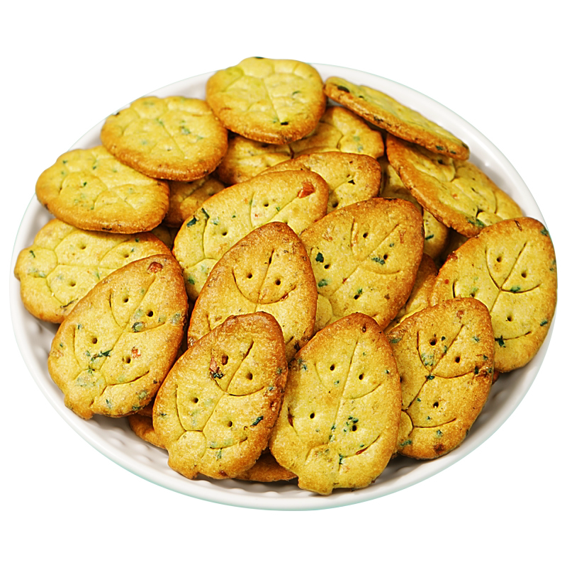 KOHOJO九蔬树叶形小饼蔬菜薄脆小饼干网红零食早餐糕点整箱卡贺家
