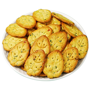 KOHOJO九蔬树叶形小饼蔬菜薄脆小饼干网红零食早餐糕点整箱卡贺家