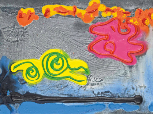 M798【英国】约翰·霍兰（John Hoyland）抽象装饰绘画网传图库