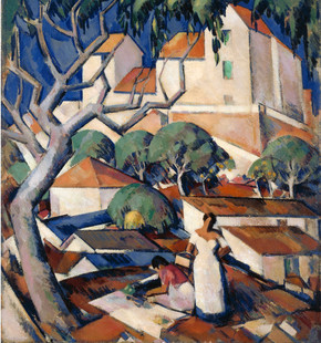 M202【英国】弗格森(John Duncan Fergusson)油画素描网传图库