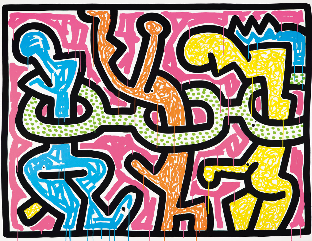 K467【美国】凯斯·哈林Keith Haring涂鸦绘画素材美术临摹图库