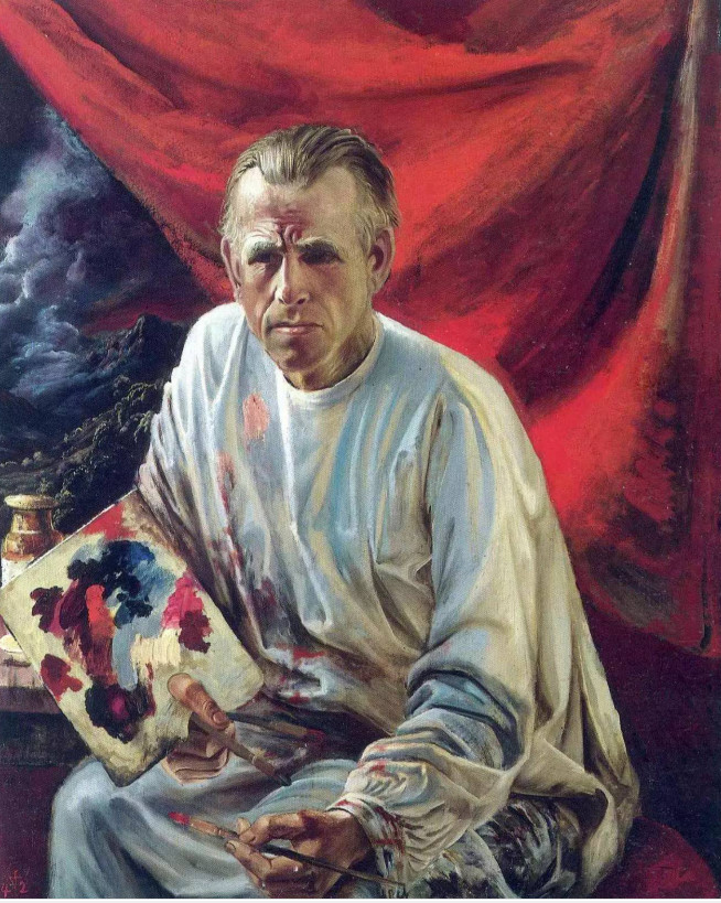 M047【德国】奥托·迪克斯（Otto Dix）油画图片水彩素材电子图库