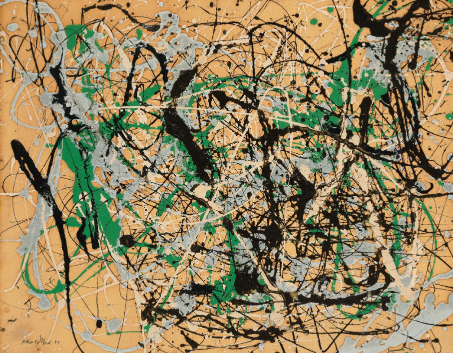 YC450【美国】杰克逊·波洛克（Jackson Pollock）抽象绘画图库