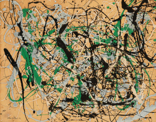 YC450【美国】杰克逊·波洛克（Jackson Pollock）抽象绘画图库