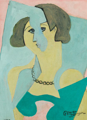 M794【法国】让·梅辛格（Jean Metzinger）美术临摹绘画网传图库