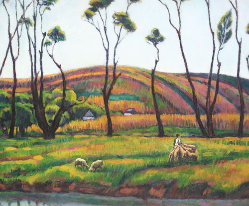 K708【罗马尼亚】尼古拉·达拉斯库（Nicolae Darascu）油画图库