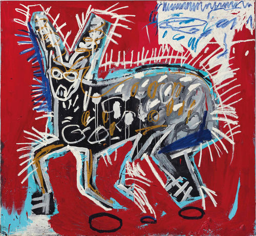 K485【美国】巴斯奎特(Jean Michel Basquiat)涂鸦艺术绘画图库