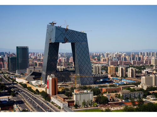 HQ379北京现代建筑城市风光风景B超高清喷绘印刷装饰画图库