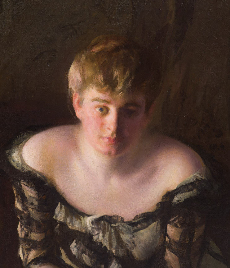 k834【美国】约瑟夫·德坎普(joseph decamp)肖像油画网传图库