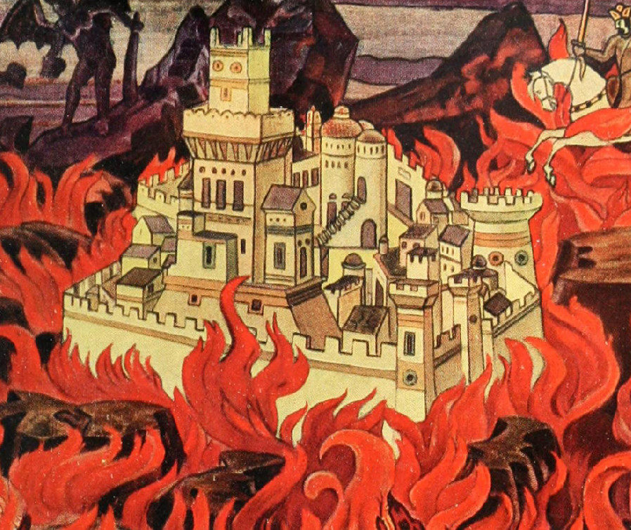 k602【俄罗斯】尼古拉斯罗里奇nicholas roerich神秘主义绘画图库