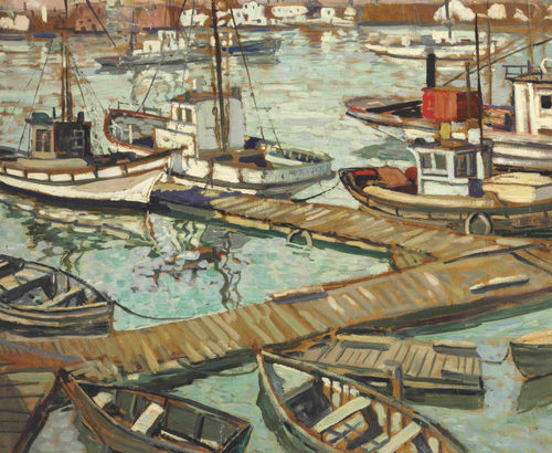 M013【美国】斯科菲尔德（Walter Elmer Schofield）风景油画图库