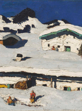 M466【奥地利】阿芳斯·瓦尔德（Alfons Walde）绘画网传图库