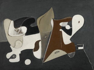 YC676【美国】阿希尔·戈尔基(Arshile Gorky）抽象绘画电子图库