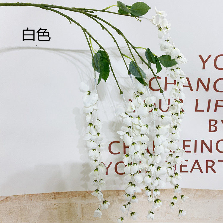 仿真槐树叶壁挂婚庆布置