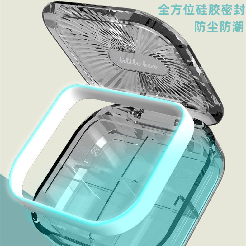 便携小药盒分装盒硅胶密