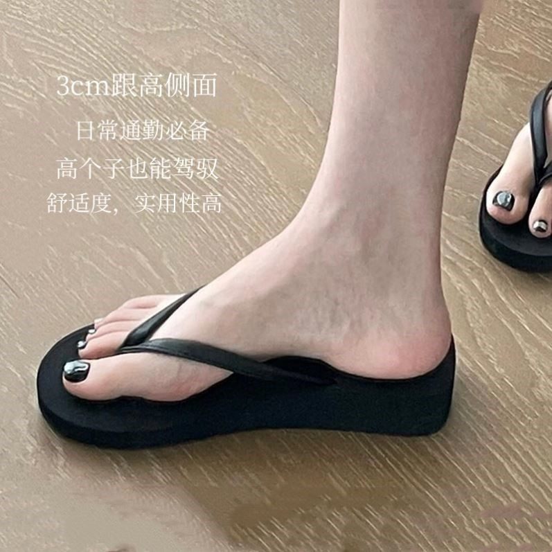 7cm人字拖女时髦腿精显瘦显比人字拖