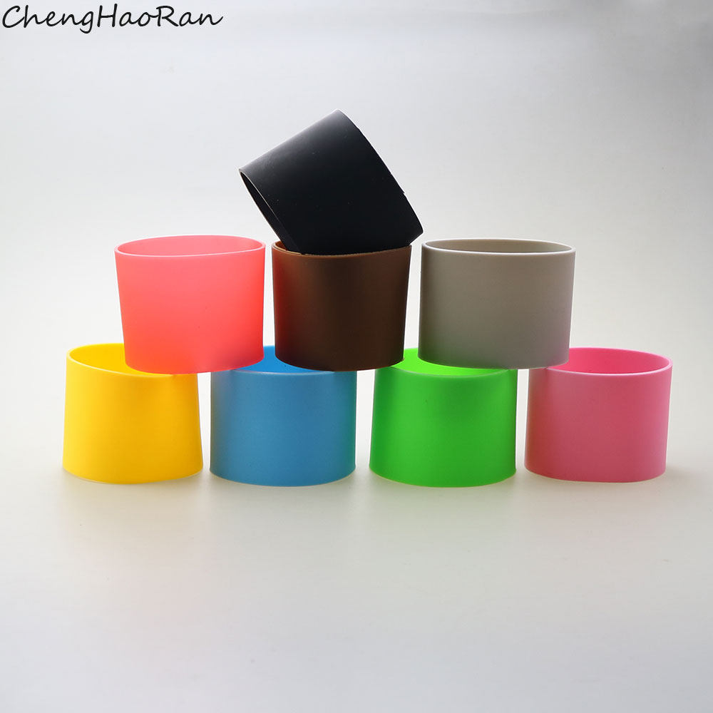 硅胶杯套玻璃保温杯中套防滑套防烫耐热隔热套保护套5.5cm