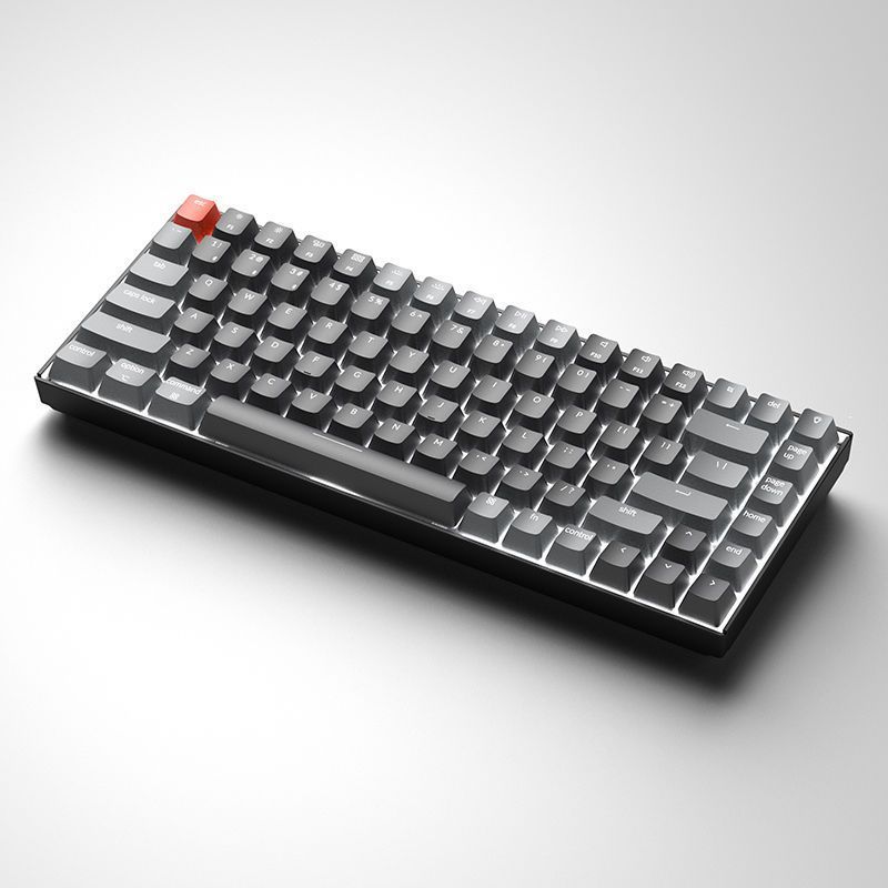 keychron K2 84键 双模机械键盘 黑色 佳达隆G轴红轴 单光