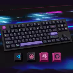Keychron Original Cherry Profile Side-Printed Pbt Dye-Sublimation Osa/Oem/Xda Low-Profile Keycaps Two-Color Combination