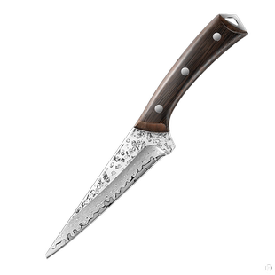 德国大马士革剔骨刀手工锻打杀猪专用刀具商用剥皮刀屠宰刀剃骨刀