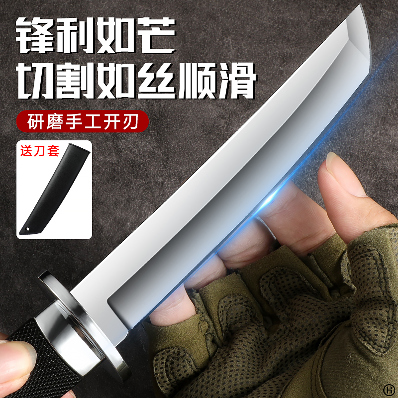 户外生存刀蒙古手把肉小刀锋利高硬度家用水果刀宿舍用学生便携刀