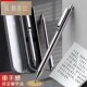 金属按动中性笔水笔学生用办公碳素黑笔黑色0.5按动式 圆珠笔芯重手感 签字笔商务简约低重心铁笔杆按压式