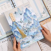 中国风同学录小学生六年级毕业成长纪念册2026新款 高颜值蝴蝶通讯录油画活页本初中男孩女孩留言本 小众不撞款
