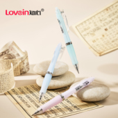 知心云朵握杆K 包邮 181矫姿减负中性笔耐摔0.5mm按动中性笔高颜值学生考试刷题st笔 1支