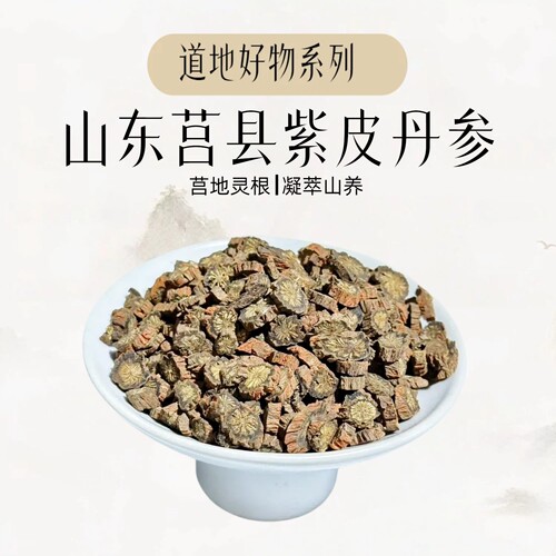 正宗山东莒县紫皮丹参片