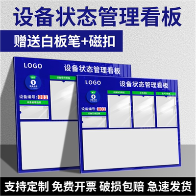 润帆工厂车间看板磁吸擦写无痕