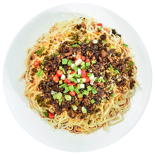 碎米宜宾燃面四川特产小吃拌面调料包甩撑展荤180g一盒官方旗舰店