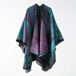Vintage Ethnic Women Shawl Cloak 旅行QPN披肩斗篷男女空调衫保