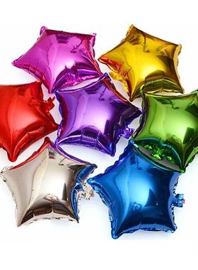 10pcs/Lot 10 Inch Five-pointed Star Foil Balloon Baby Shower
