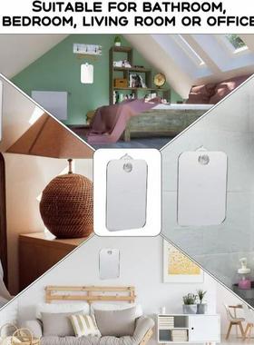 Acrylic Anti Fog Mirror Shower Shaving Fogless亚克力剃须镜