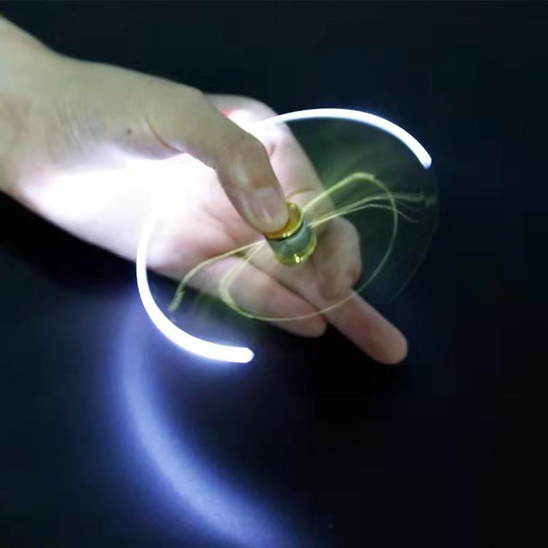 LED旋转笔圆珠笔指尖手顶