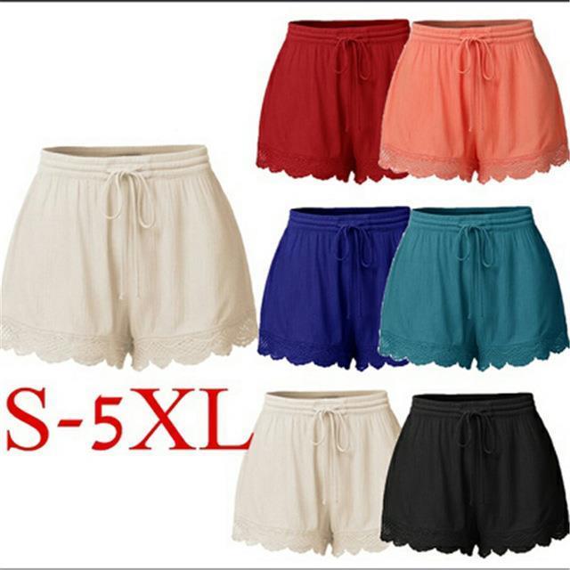 summer beach ladies shorts for women XLVloose pants短裤女宽