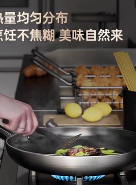 Stainls steel frying pan Household non-stick frying pan