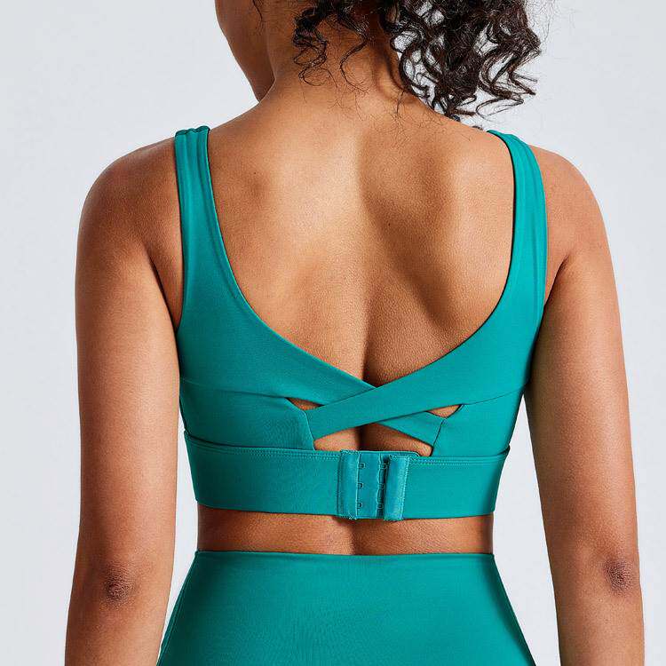 High strength shockproof sports bra, women's fitness yog
