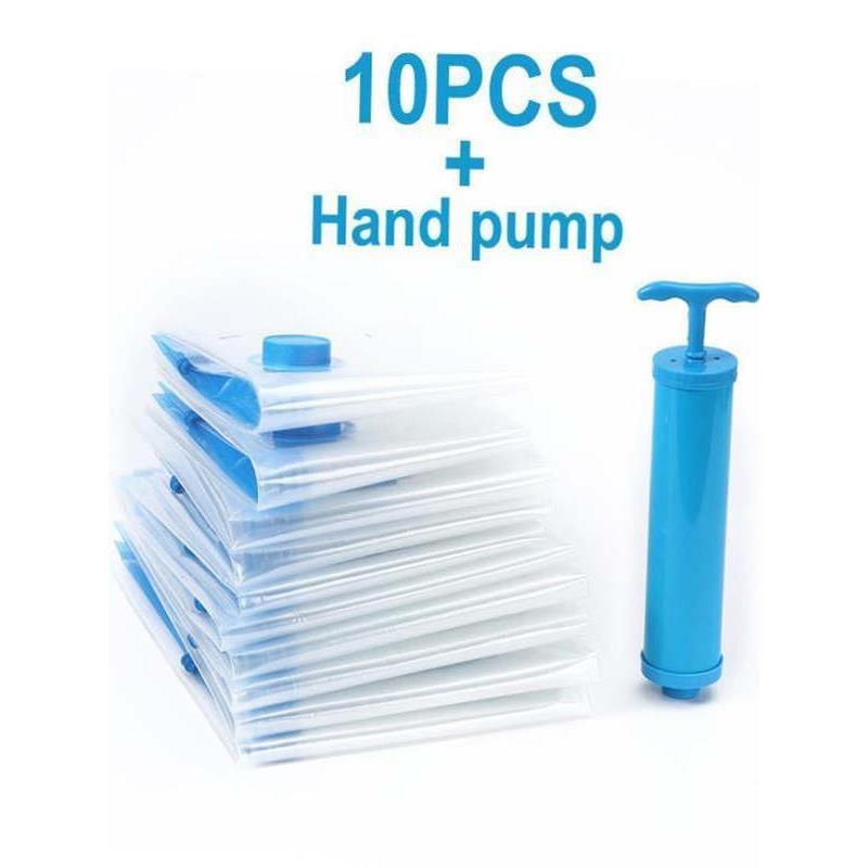 10PCS vacuum bag gift ElecWDVtric pump vacuum storage bags
